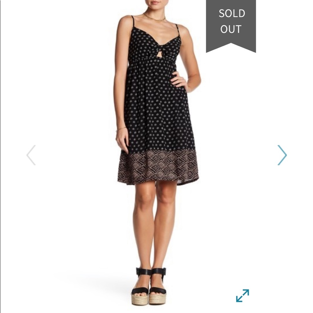 Splendid front twist knot dress